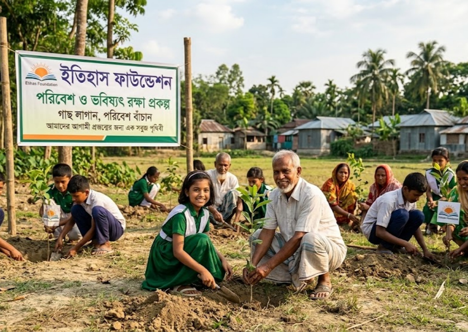 গাছ লাগান পরিবেশ বাঁচান