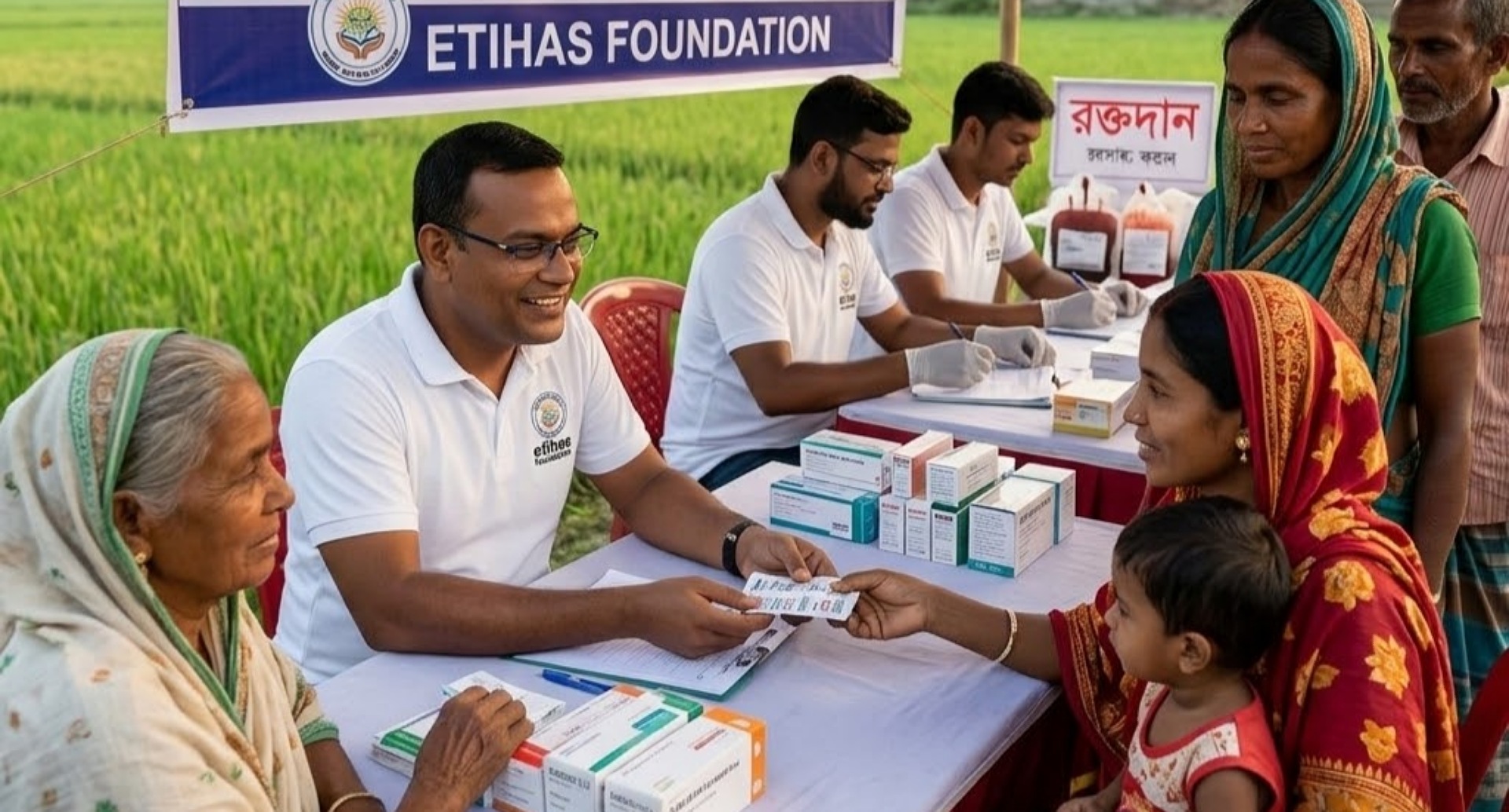 বিনামূল্যে স্বাস্থ্যসেবা